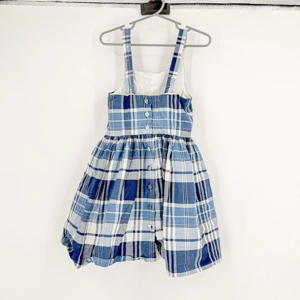 Polo by Ralph Lauren Blue and White Pleated Sundress